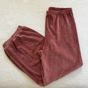 Suzie Kondi Harem Pants in Velour - Rose XL